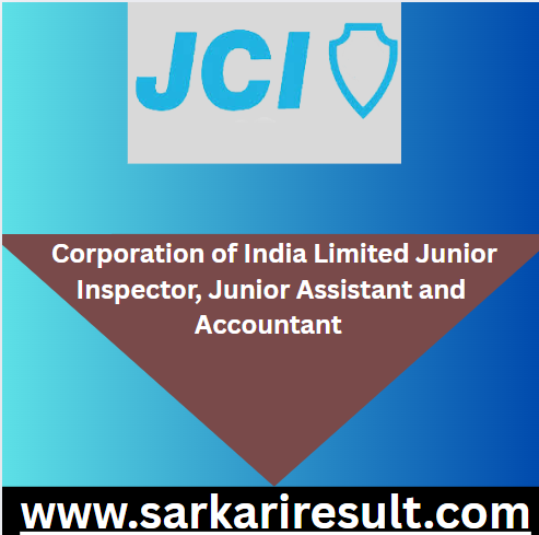 You are currently viewing The Jute Corporation of India Limited Junior Inspector, Junior Assistant and Accountant Recruitment 2024 Download Admit Card for 90 Post