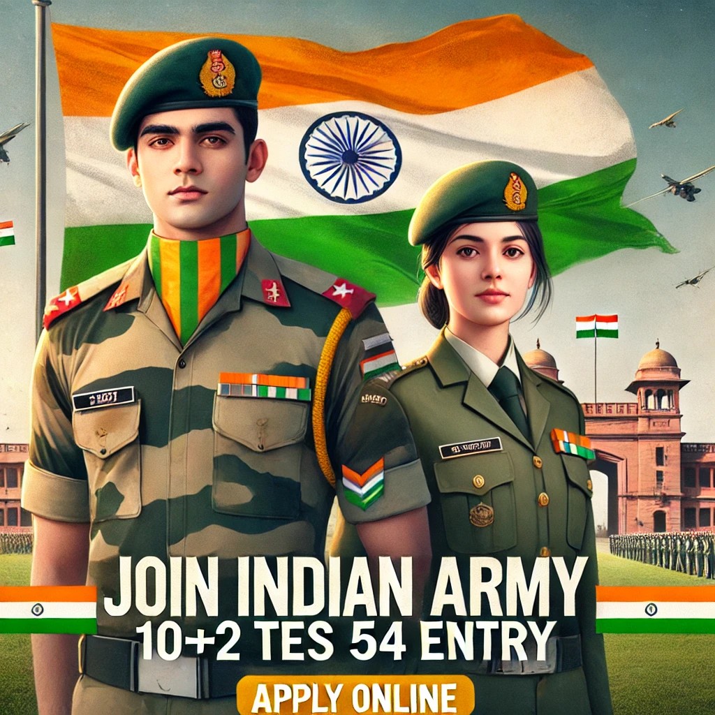 Read more about the article Join Indian Army 10+2 TES 54 Entry (January 2026 Batch) Apply Online for 90 Post
